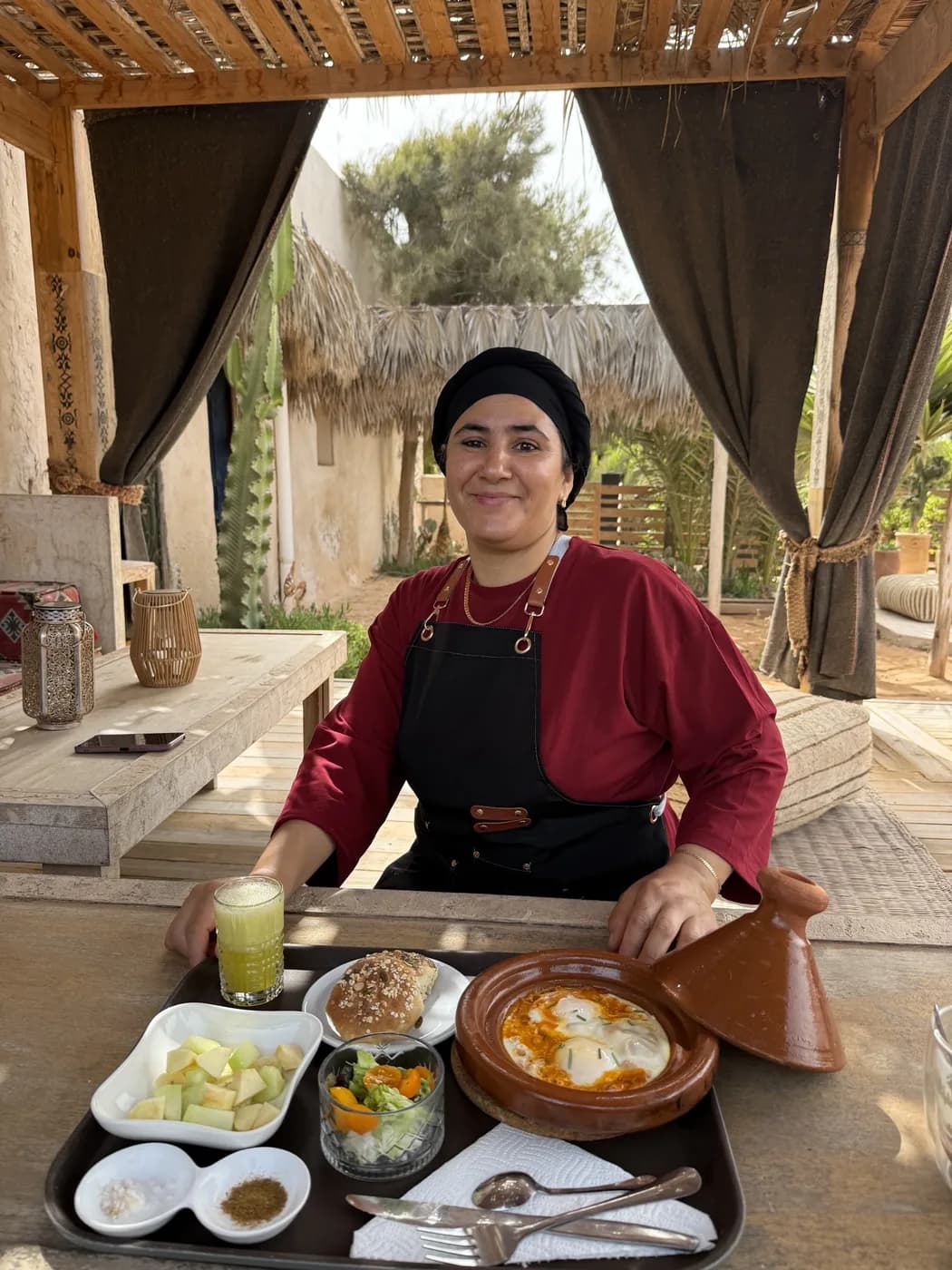 Karima, notre cuisinière